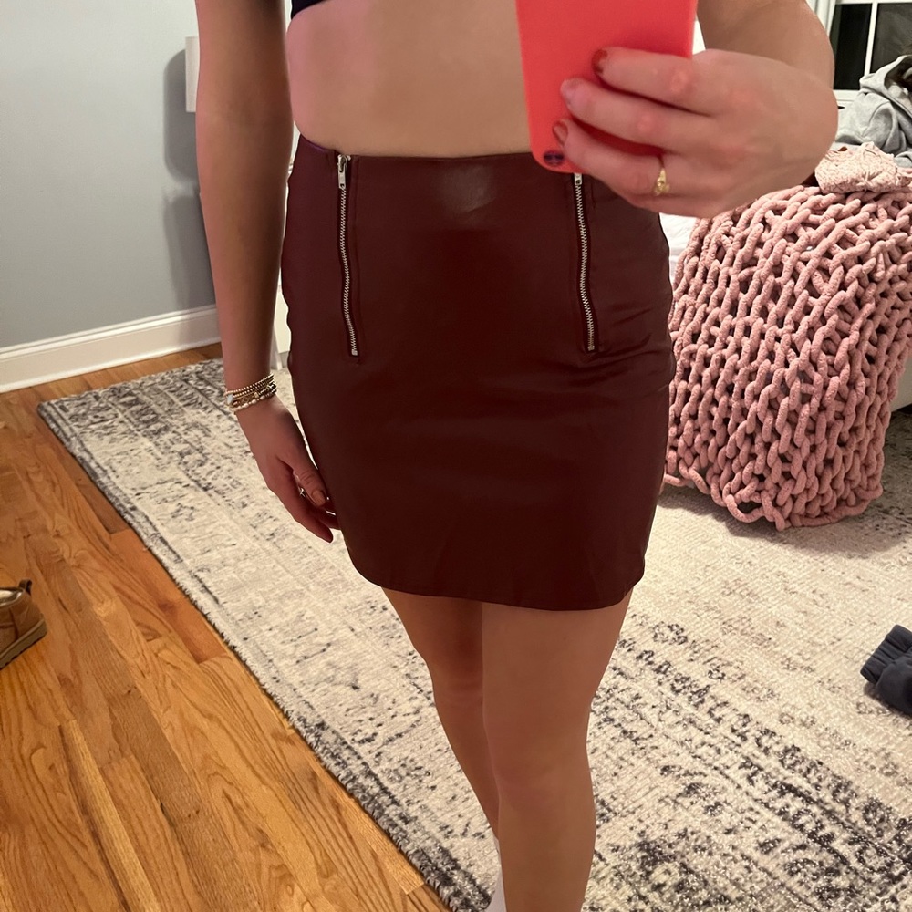super cute latex skirts